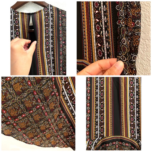 NEW A.L.C. Silk-Crepe Scarf Print Sleeveless Dress Size 2 - Picture 10 of 11